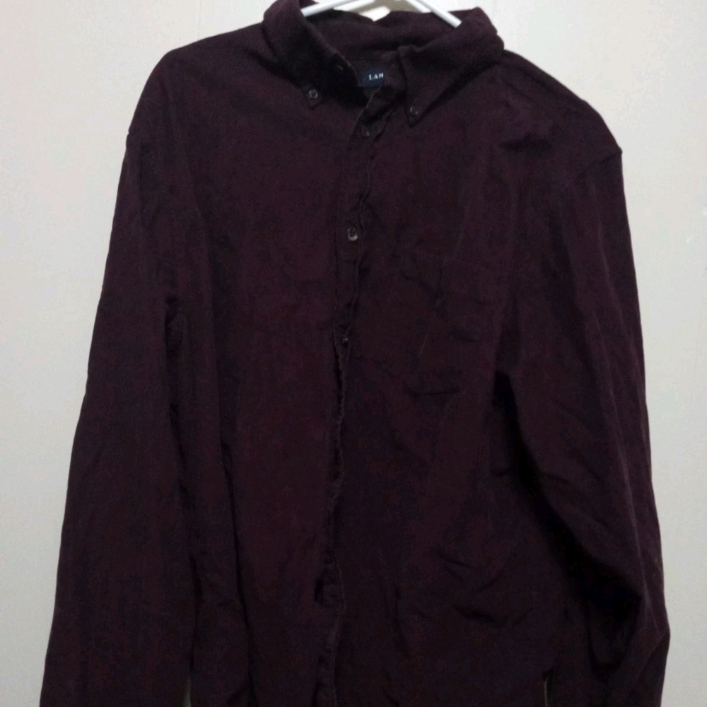 Dark Purple Button-Up Shirt